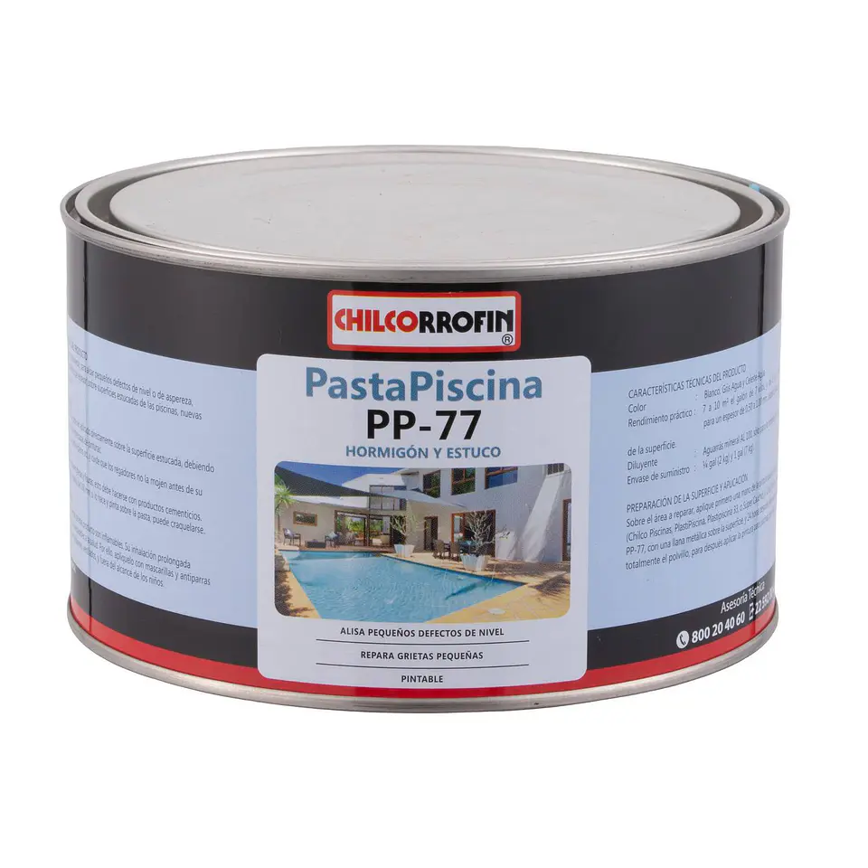 PASTA PISCINA CHILCORROFIN CELESTE AGUA 2KG 1
