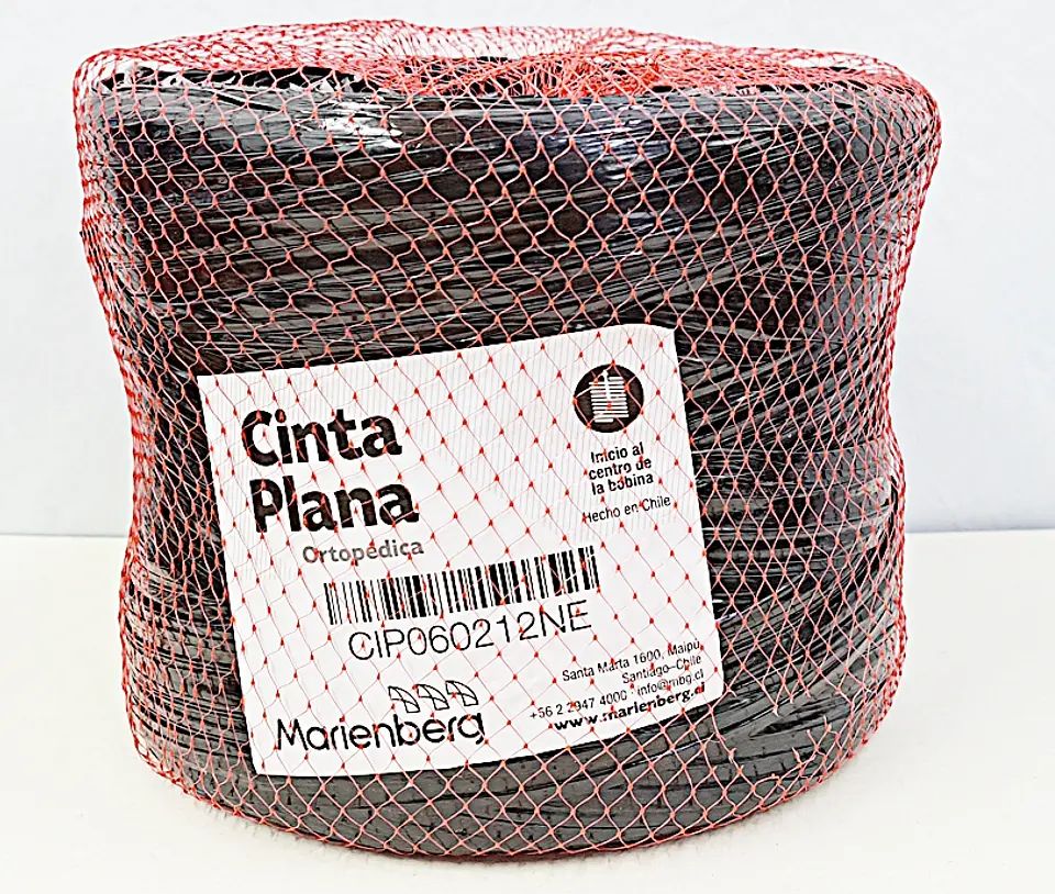 CINTA PLANA NEGRA BOBINA 2KG 1