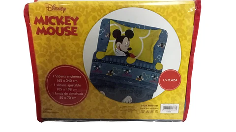 SABANA 1.5 PLAZAS WINDSOR MICKEY