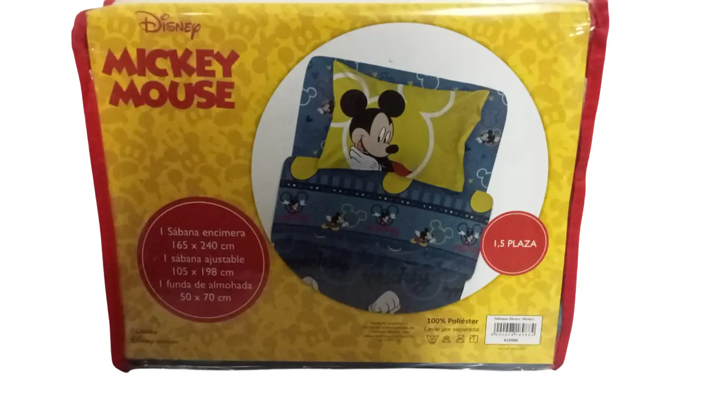 SABANA 1.5 PLAZAS WINDSOR MICKEY 1