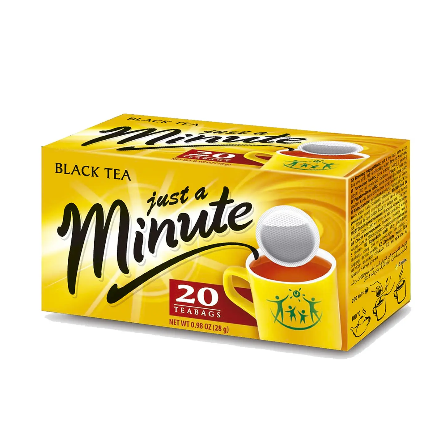 TE BLACK TEA JUST A MINUTE 20 BOLSITAS 1