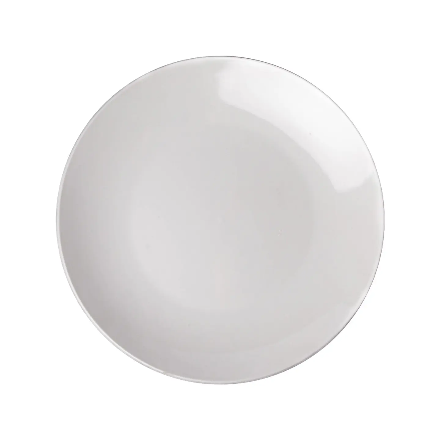 PLATO BASE PORCELANA 26CM BLANCO DORAL 1
