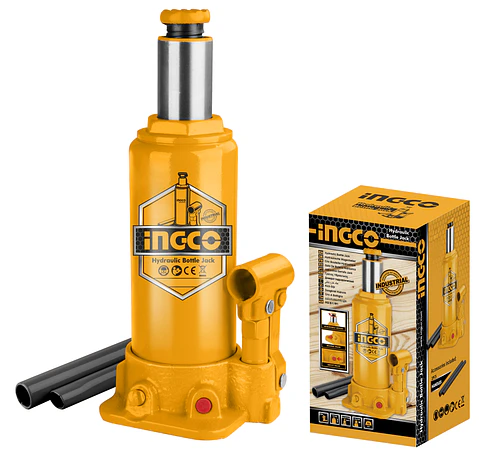 GATA HIDRAULICA INGCO TIPO BOTELLA 4 TN