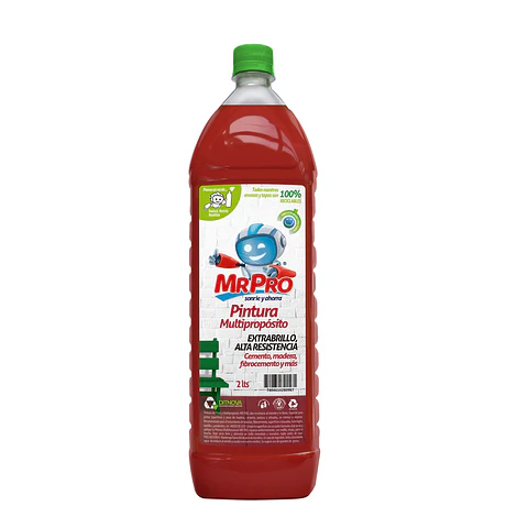 PINTURA PARA PISO ROJA 2L