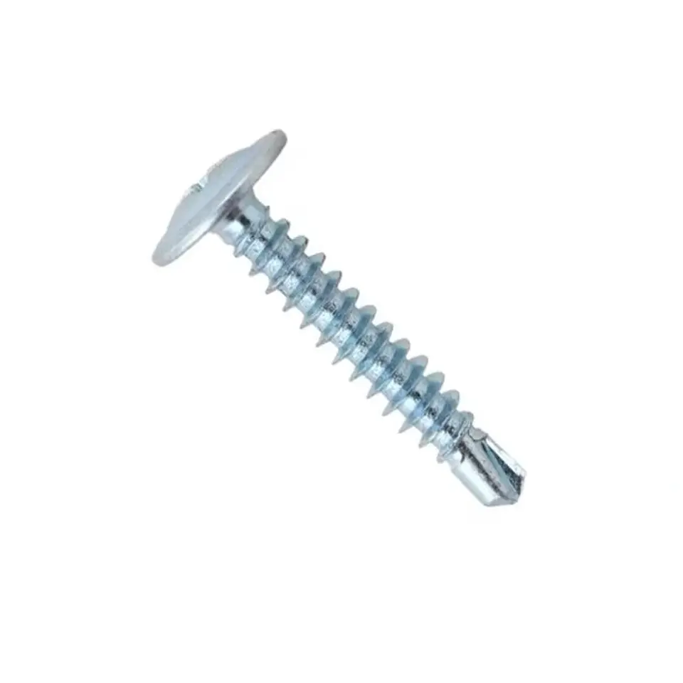 TORNILLO CABEZA LENTEJA BROCA 100 UNID 8X1 1