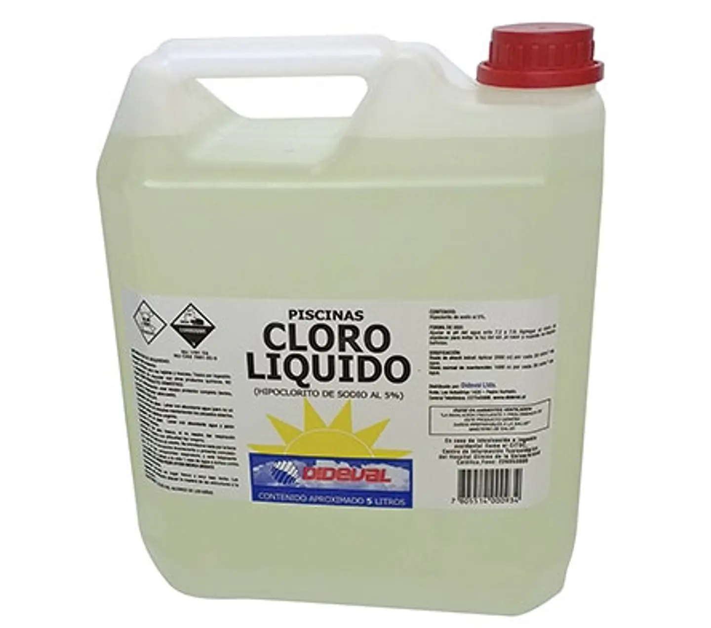 CLORO PISCINA DIDEVAL 5L 1