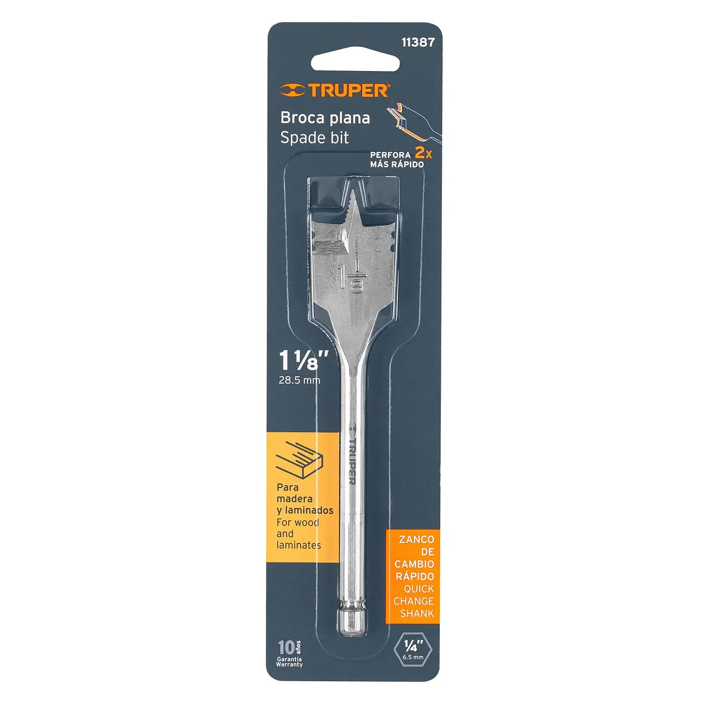BROCA PALETA TRUPER 1 1/8 1