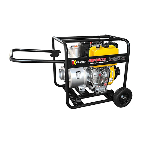 MOTOBOMBA 3 KRAFTER 6HP PARTIDA ELECTRICA DIESEL