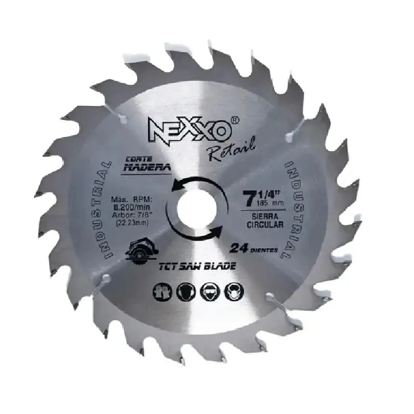 HOJA CIRCULAR NEXXO 7 1/4 24D 1