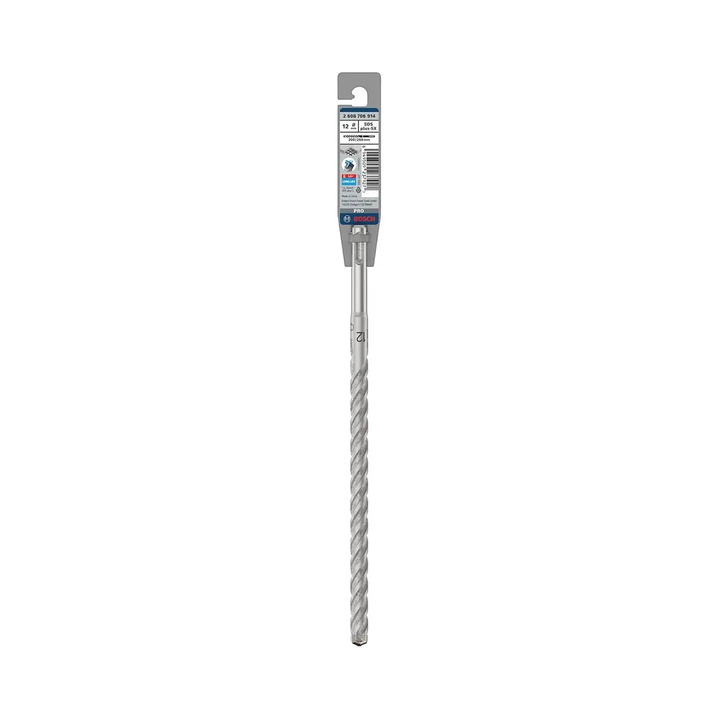 BROCA SDS PLUS BOSCH 12 X 260MM 5X 1