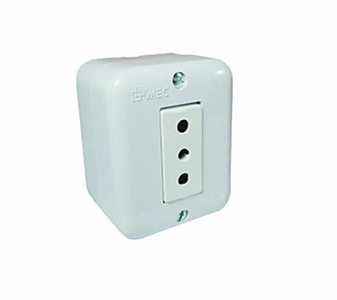ENCHUFE GENESIS MEC SOBREPONER SIMPLE 10A 7985