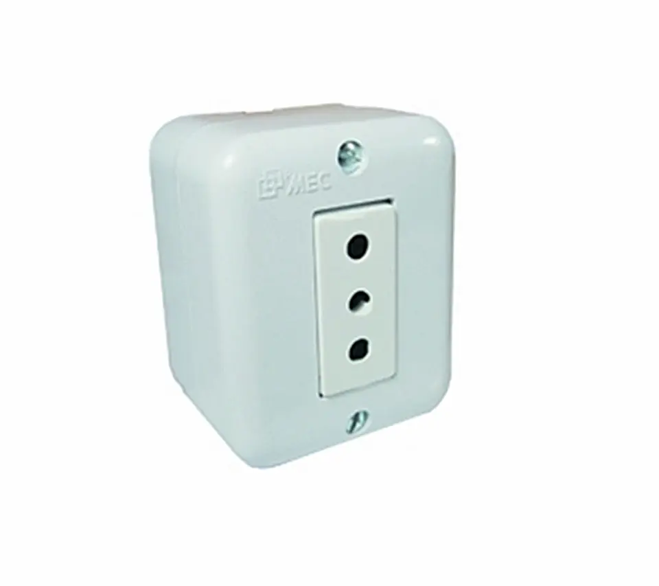 ENCHUFE GENESIS MEC SOBREPONER SIMPLE 10A 7985 1