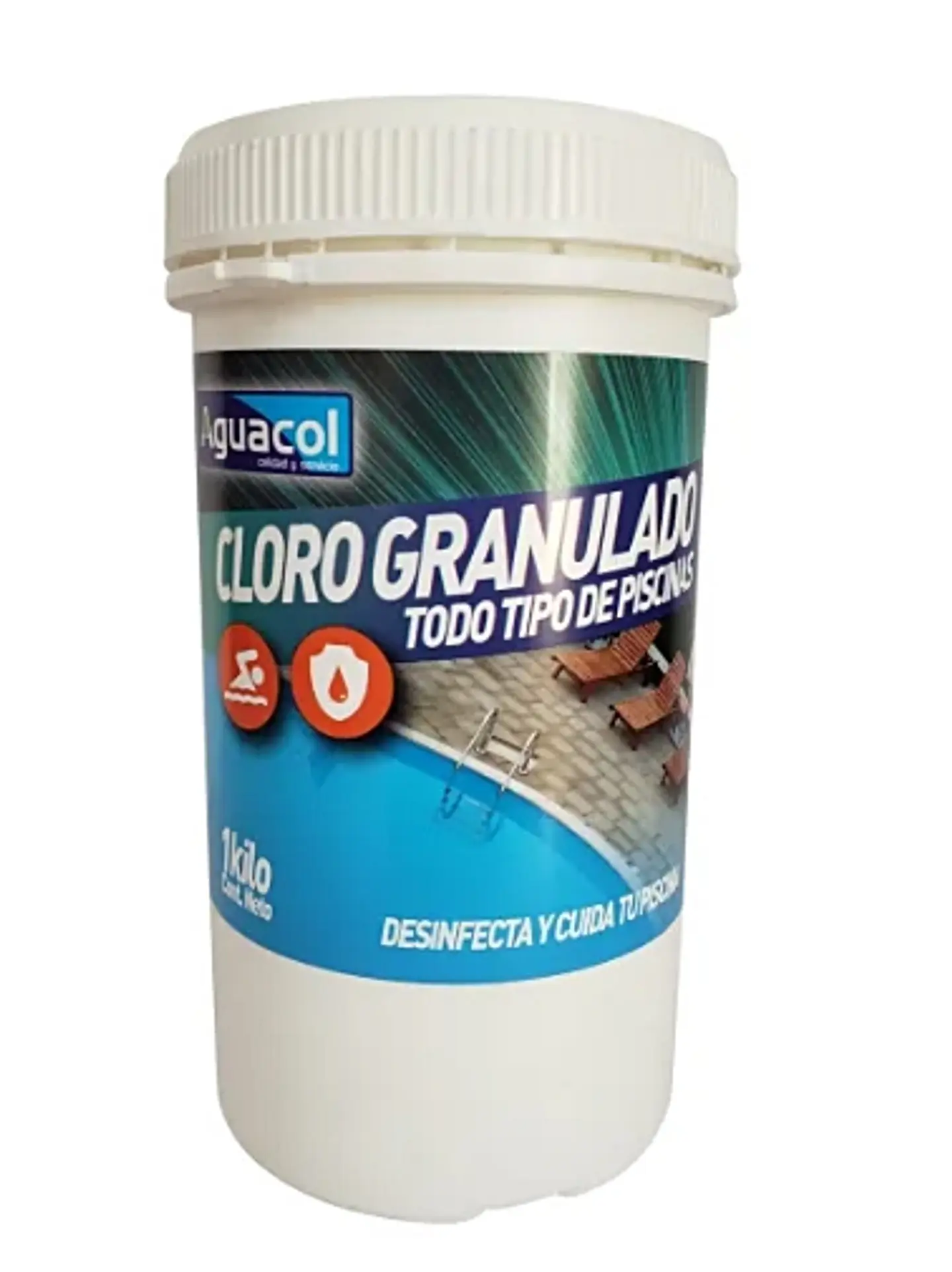 CLORO PISCINA GRANULADO AGUACOL 1KG 1
