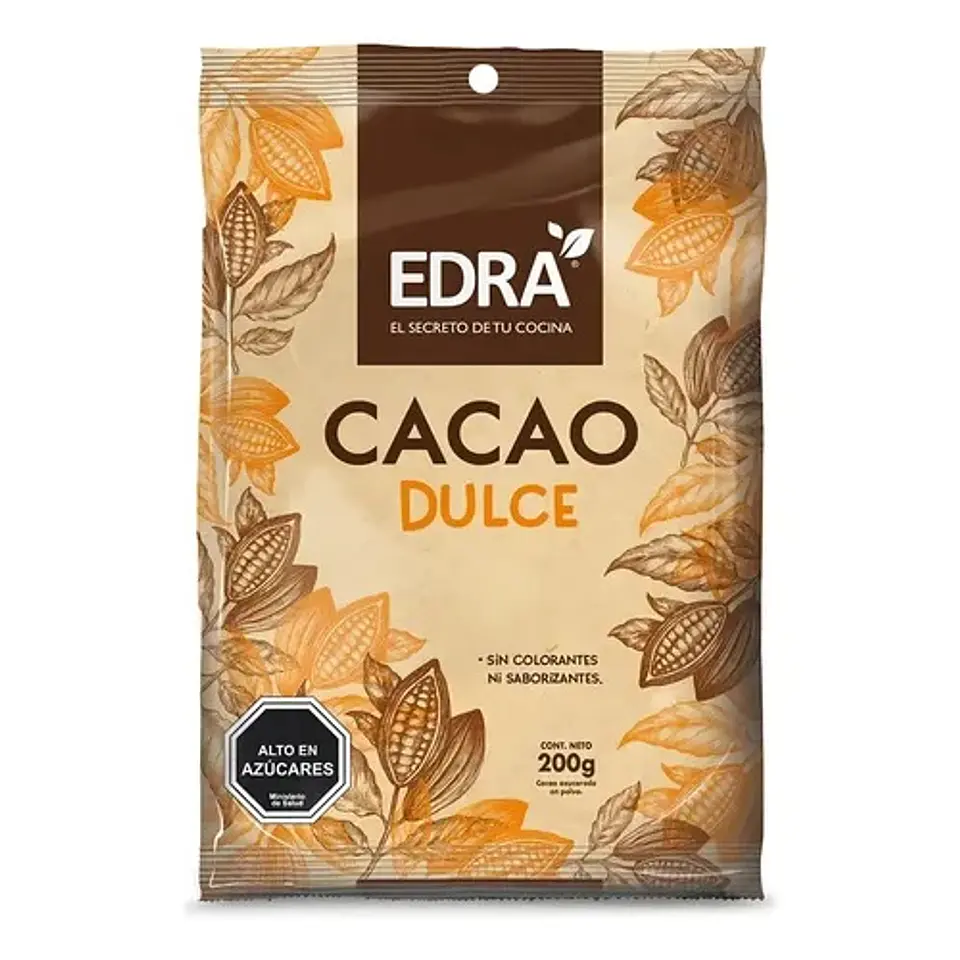CACAO DULCE 200GR EDRA 1