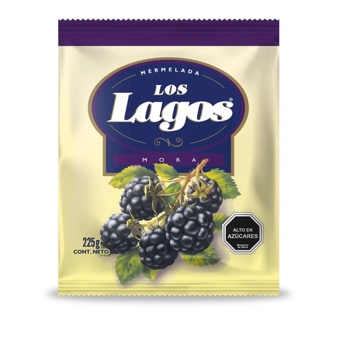 MERMELADA LOS LAGOS 225CC MORA 1