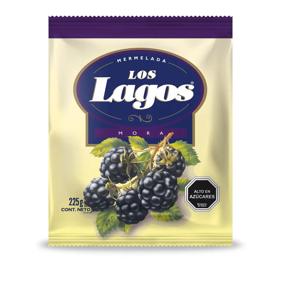 MERMELADA LOS LAGOS 225CC MORA 1