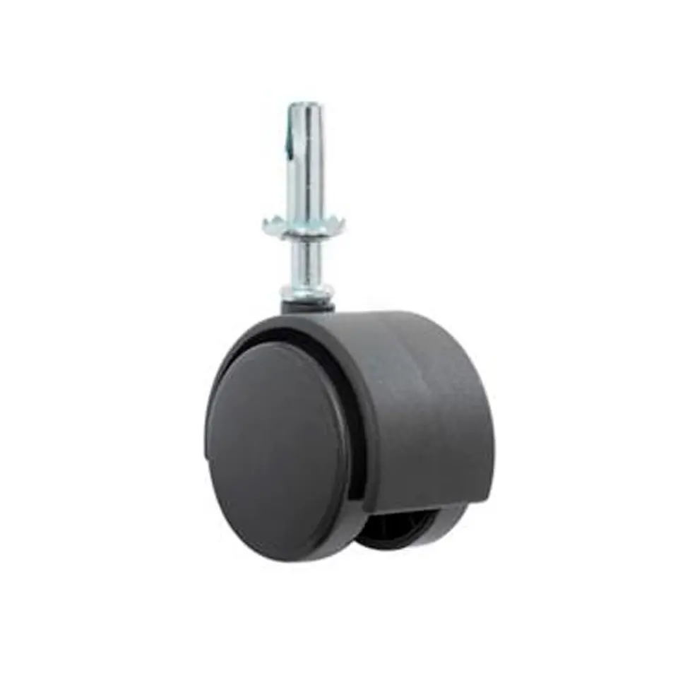 RUEDA TIPO YOYO CON VASTAGO 40MM 1
