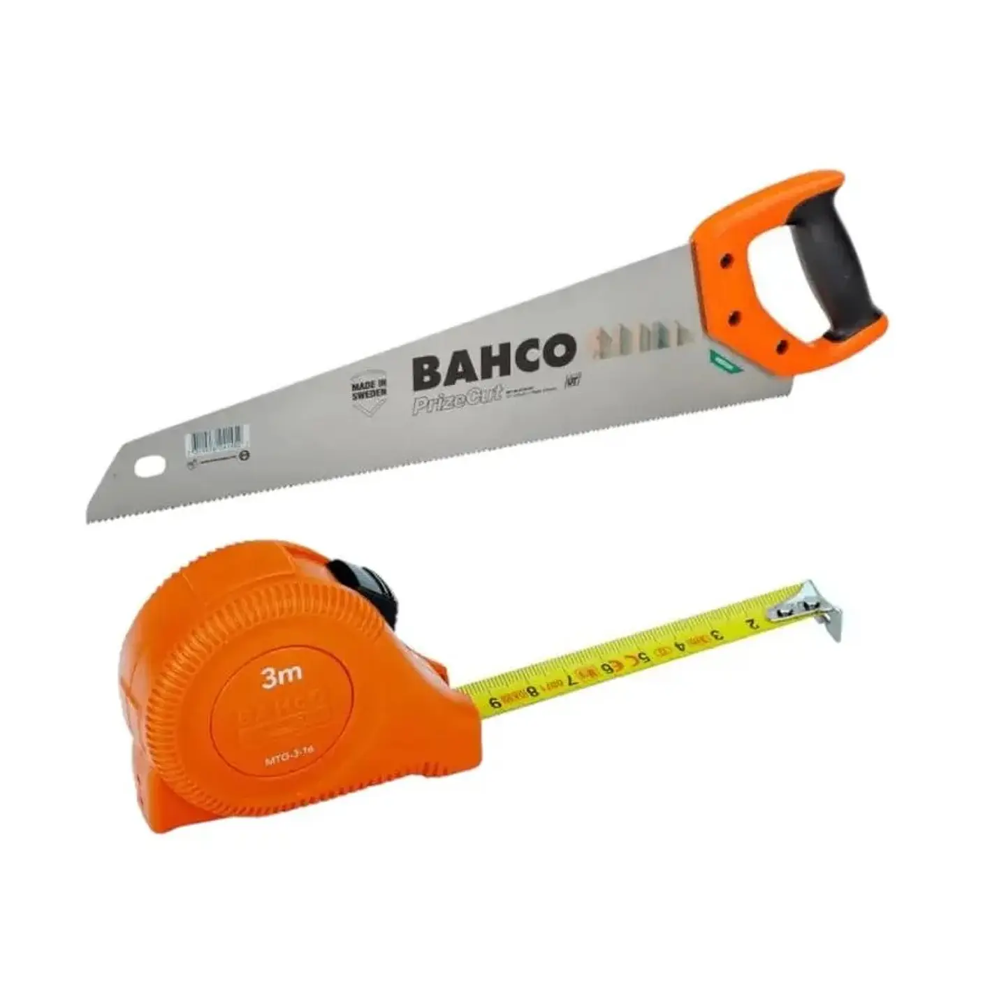 KIT SERRUCHO BAHCO + CINTA DE MEDIR 1