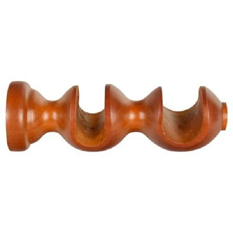 SOPORTE MADERA MIEL DOBLE 19-28MM CADA UNO