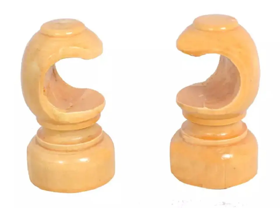 SOPORTE MADERA MIEL JUEGO LATERAL 28MM 1