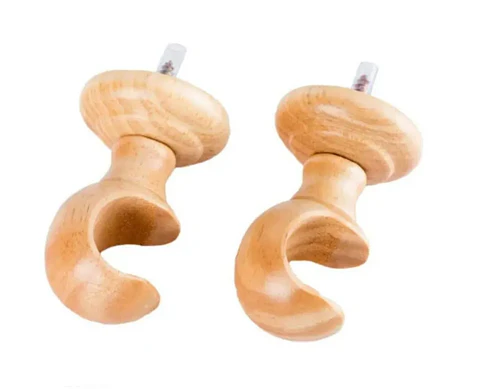 SOPORTE MADERA NATURAL SIMPLE 28MM CADA UNO