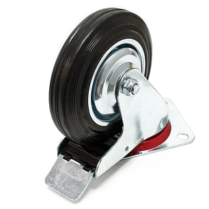 RUEDA GIRATORIA CON FRENO 6