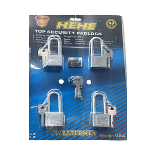 SET CANDADOS LARGO 40 MM