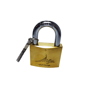 CANDADO DE BRONCE DORADO 32MM