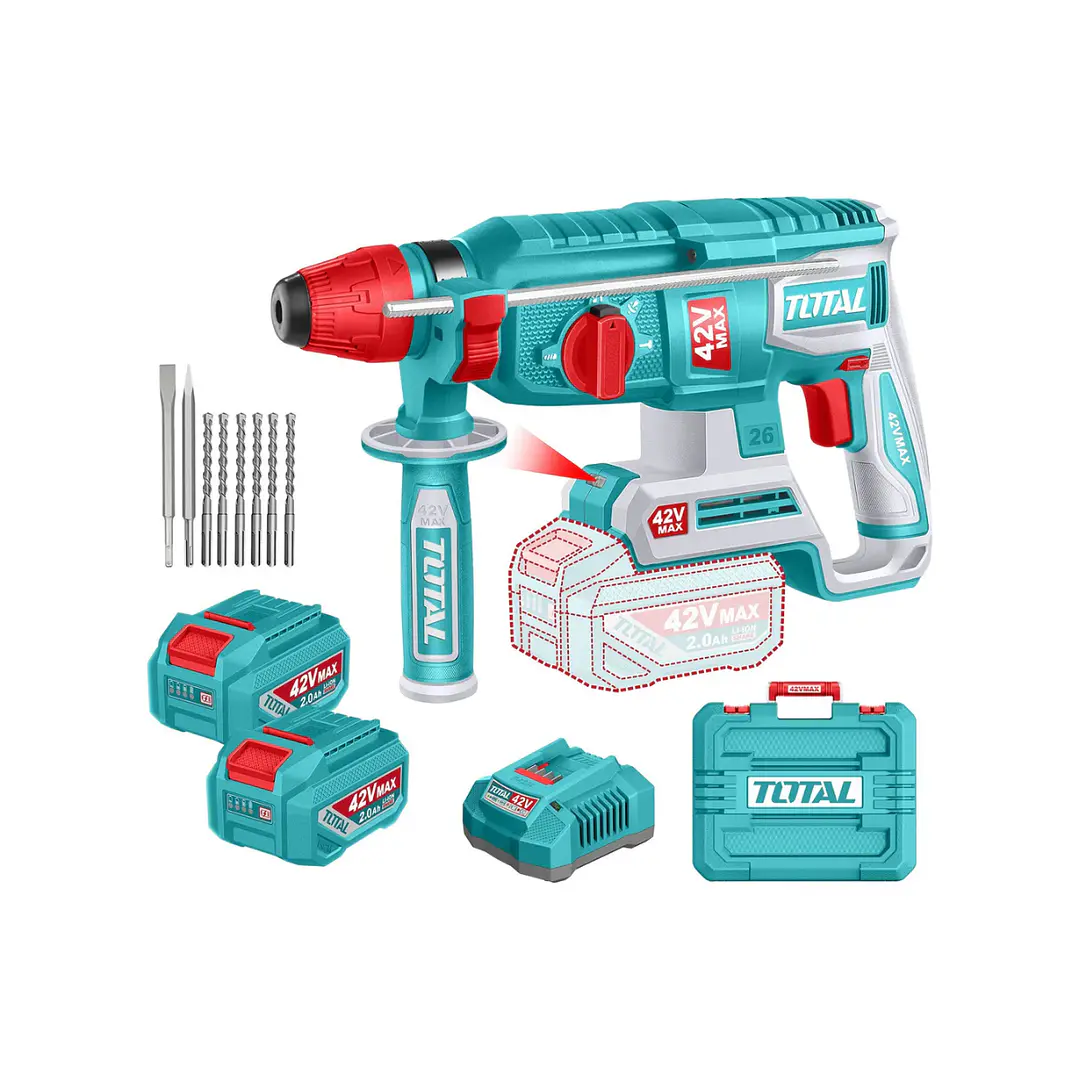 ROTOMARTILLO INALÁMBRICO 42V 2,5J 2 BATERIA + CARGADOR 1