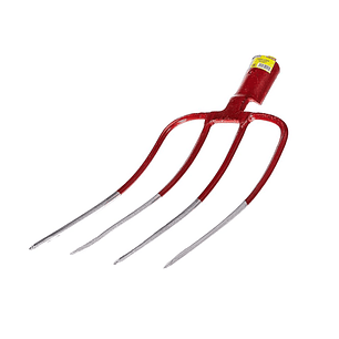 HORQUETA DE ACERO SIN MANGO 4 PUNTAS