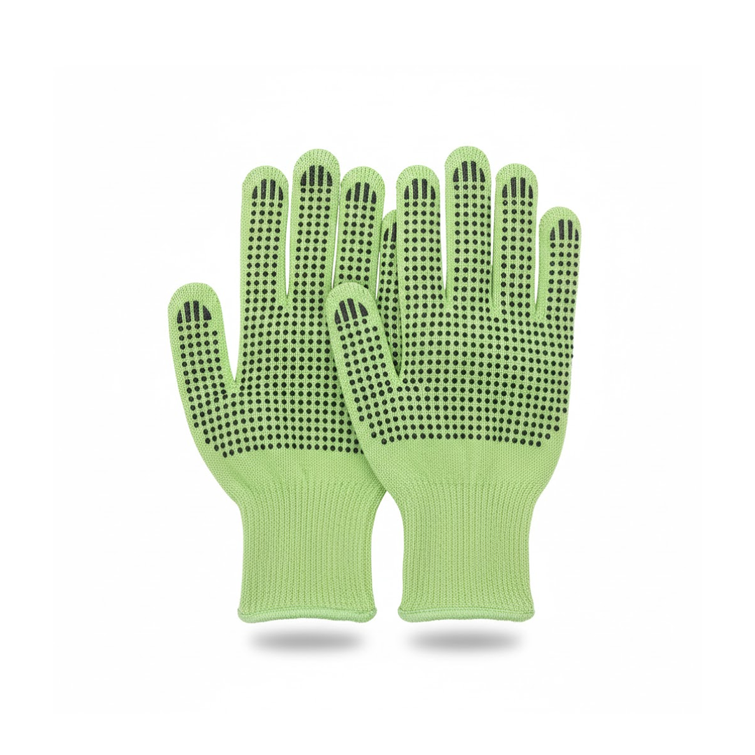 GUANTES TRABAJO SEGURIDAD PIGMENTADO VERDE (12 UNIDADES) 1
