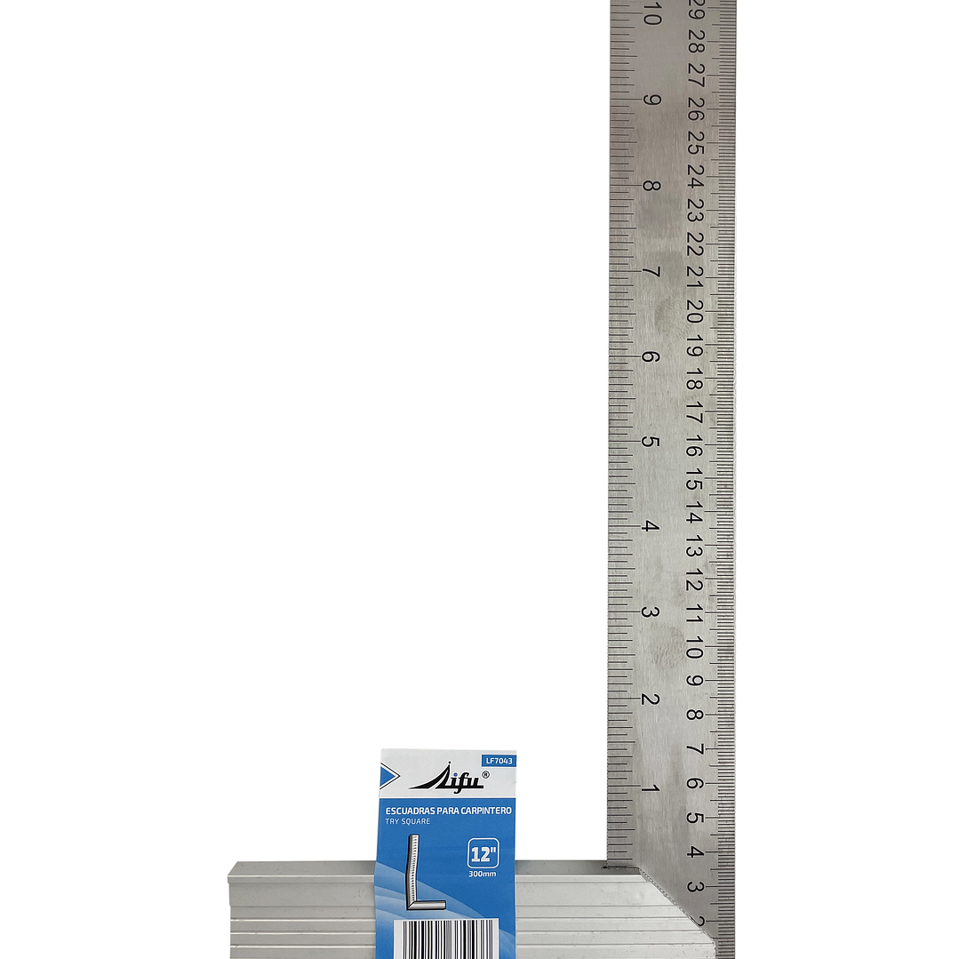 ESCUADRA CARPINTERO ALUMINIO 12