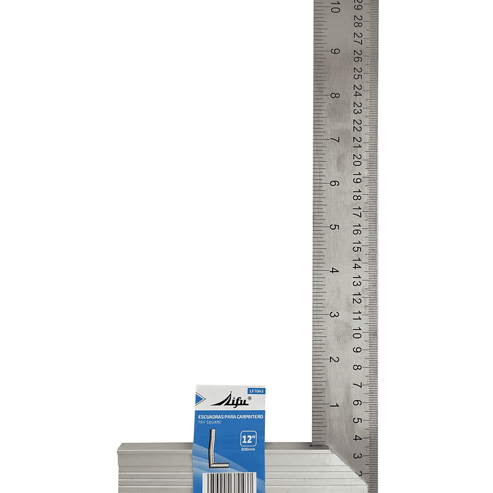 ESCUADRA CARPINTERO ALUMINIO 12