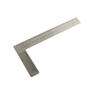 ESCUADRA CARPINTERO METALICA 25 CM