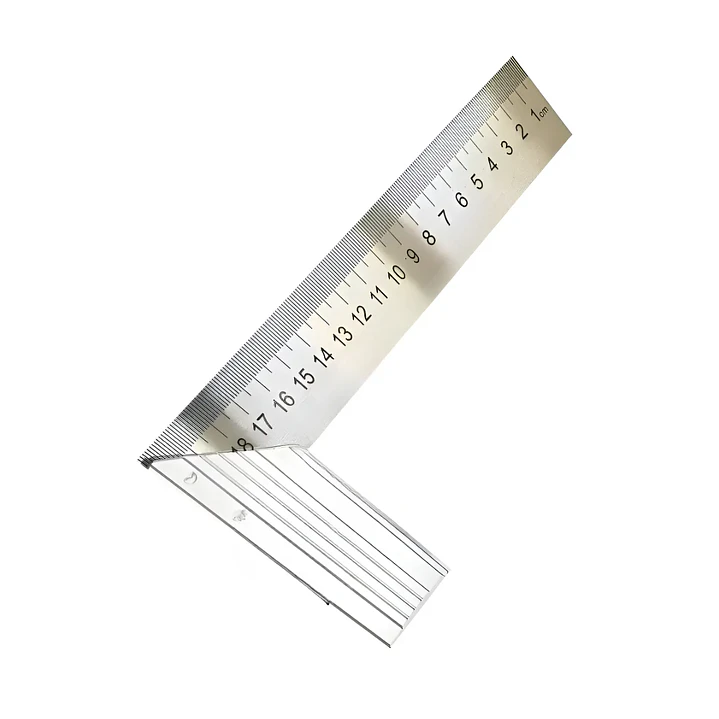 ESCUADRA CARPINTERO METALICA 20 CM 1