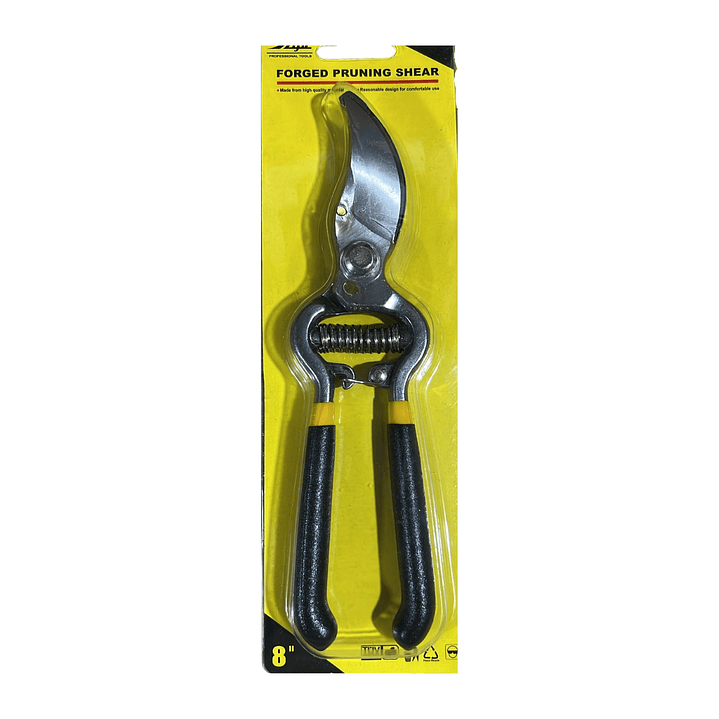 TIJERA DE PODAR CORTE JARDIN NEGRO 8