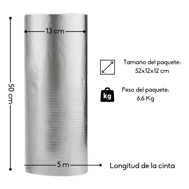 ADHESIVO CINTA TAPAGOTERA TECHO SELLADOR IMPERMEABLE 50 CM X 5 M 2
