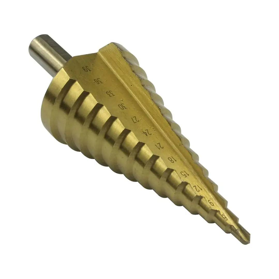 BROCA CONICA PINO ESCALONADA METAL 4-39MM 1