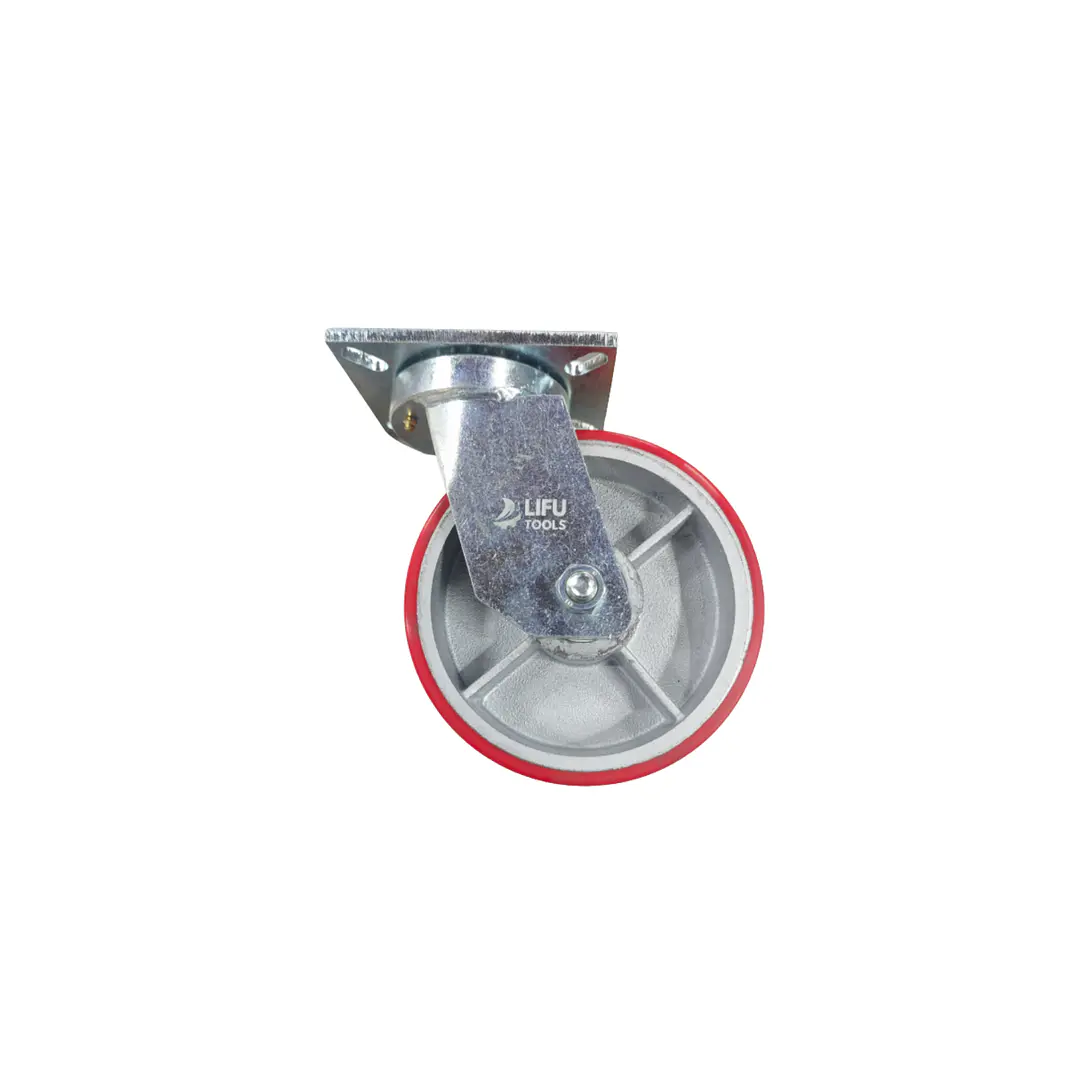 RUEDA INDUSTRIAL GIRATORIA POLIURETANO ALTA CARGA 6