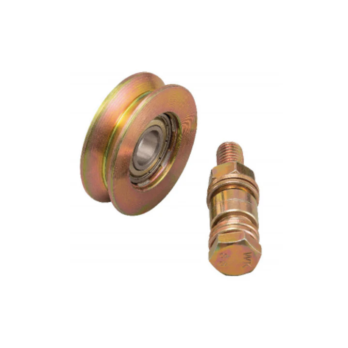 RUEDA PORTON CON RODAMIENTO Y PERNO 70 MM 1