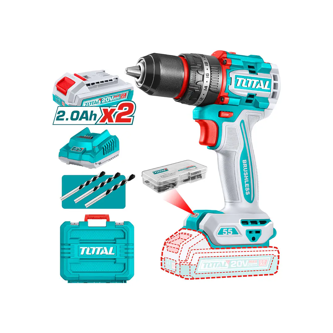 Taladro de Impacto Inalámbrico 13mm 20V 1