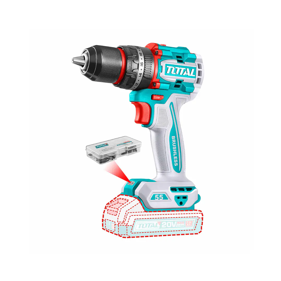 Taladro de Impacto Inalámbrico 13mm 20V 2