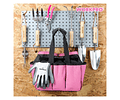 BOLSO JARDIN WORKPRO ROSADO 7 PIEZAS