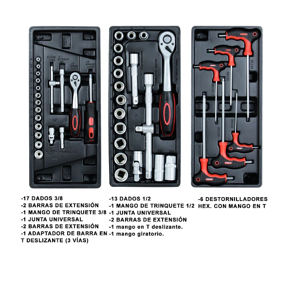 CARRO HERRAMIENTAS MECANICA BASICA