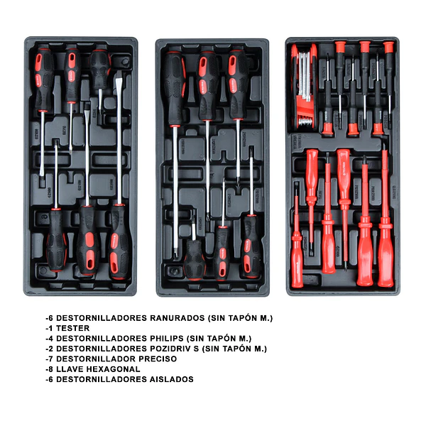 CARRO HERRAMIENTAS MECANICA BASICA