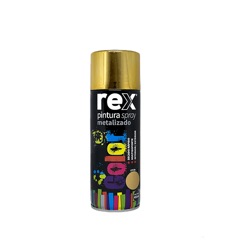 Spray Metalizado Oro Rex