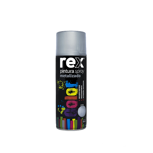 Spray Metalizado Plata Rex