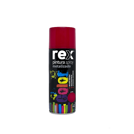 Spray Metalizado Rojo Rex