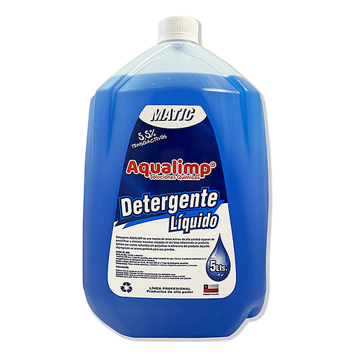 DETERGENTE LIQUIDO MATIC AQUALIMP 5LT	