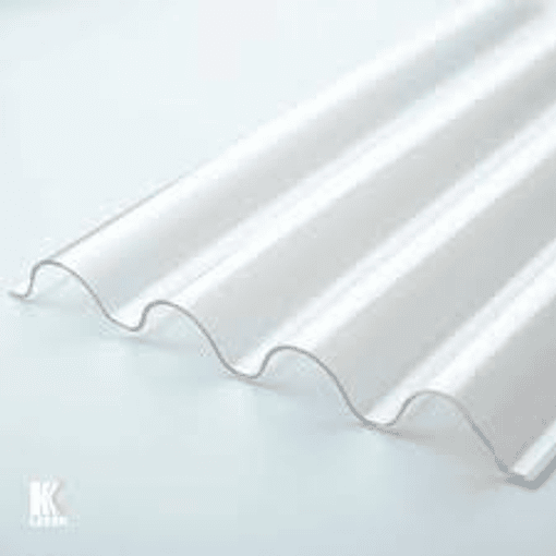 POLICARBONATO ONDULADO 0,5MM X 3,50MT TRANSPARENTE